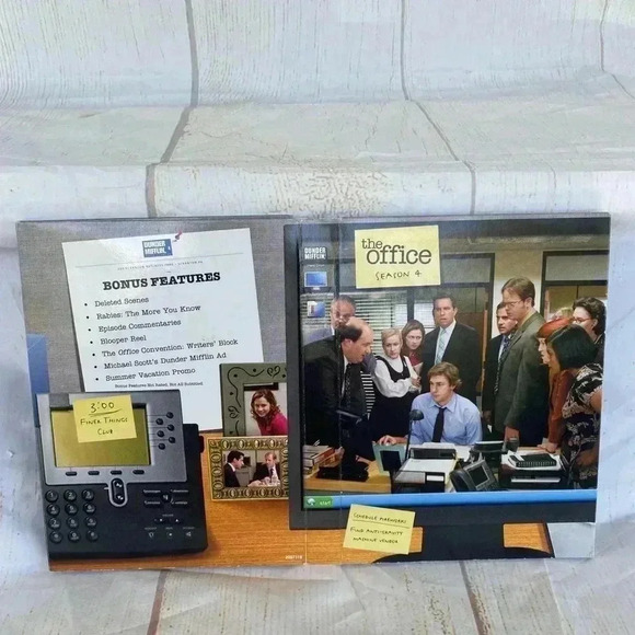 NBC The Office Fan Gift Bundle Theme Song Mug, Stapler Perpetual Calendar DVDs - Picture 8 of 11
